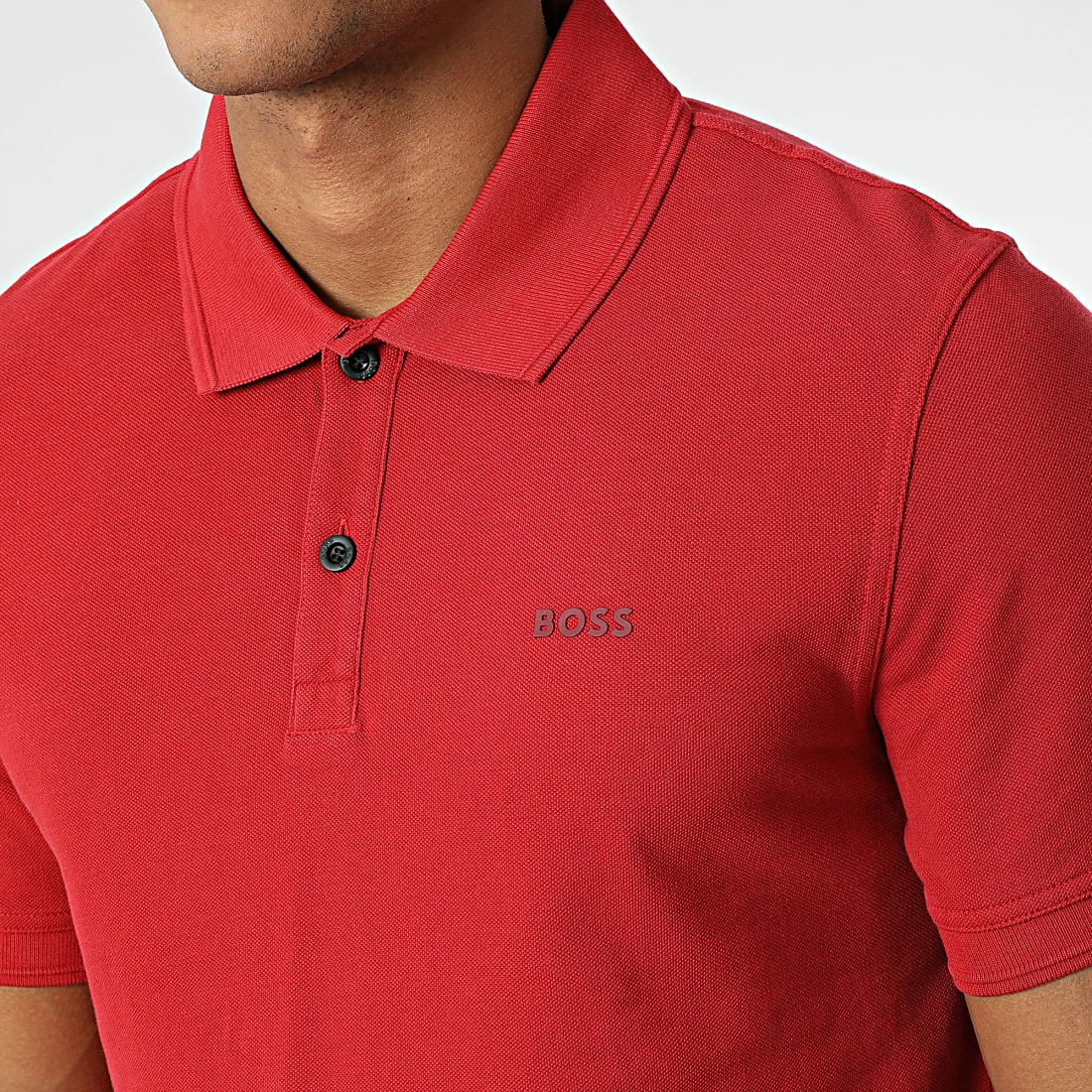 Budget 🛒 Polo Manches Courtes 50468576 Rouge de BOSS ✨ – Image 2