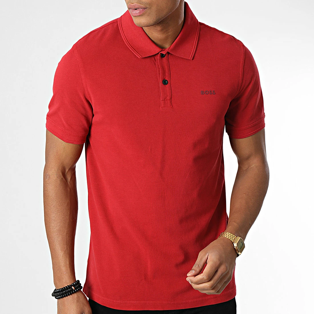 Budget 🛒 Polo Manches Courtes 50468576 Rouge de BOSS ✨ – Image 3