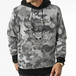 Nouveau 🔥 Sweat Capuche 50477453 Chicago Bulls Noir de BOSS 🤩