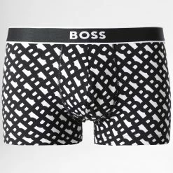 Budget ⭐ Boxer 50479053 Noir Blanc de BOSS 🥰