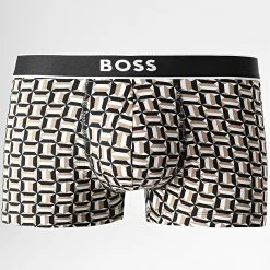 Budget 🔥 Boxer 50479053 Blanc Noir de BOSS ⭐