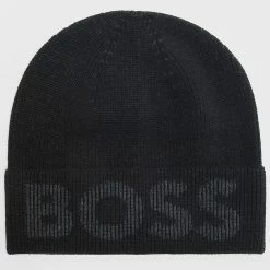 Nouveau ✨ Bonnet Lamichetto Noir de BOSS 🥰