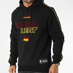 Promo 👏 Sweat Capuche 50477404 Miami Heat Noir de BOSS 🤩