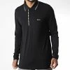 Meilleure affaire 🥰 Polo Manches Longues 50475649 Noir de BOSS 😍