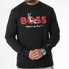 Meilleure vente 🛒 Sweat Crewneck Looney Tunes 50486310 Noir de BOSS 🌟