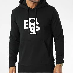 Le moins cher ❤️ Sweat Capuche 50476769 Noir de BOSS 🔥