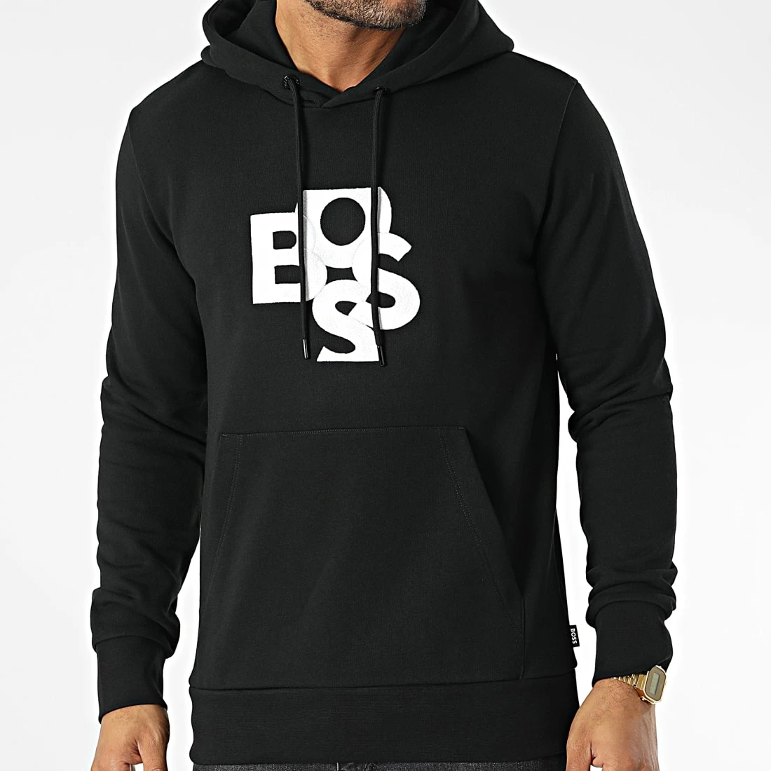 Le moins cher ❤️ Sweat Capuche 50476769 Noir de BOSS 🔥