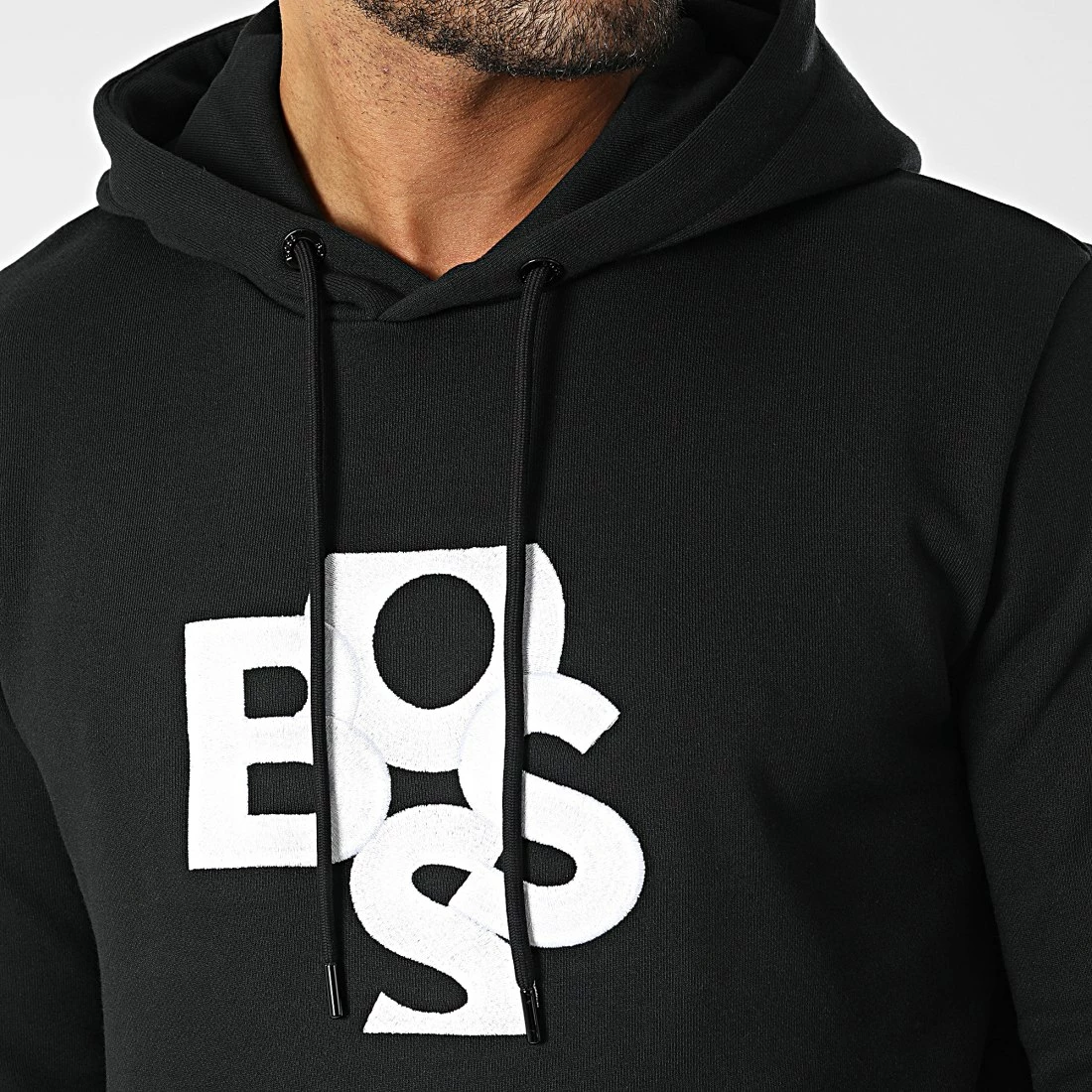 Le moins cher ❤️ Sweat Capuche 50476769 Noir de BOSS 🔥 – Image 2