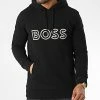 Meilleur prix 🎉 Sweat Capuche 50476769 Noir de BOSS ⌛