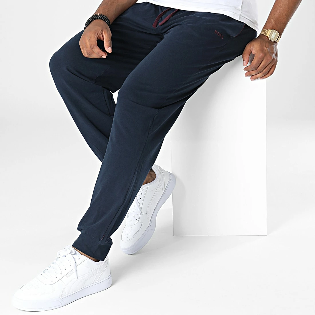 Budget 🛒 Pantalon Jogging 50473000 Bleu Marine de BOSS ❤️ – Image 3