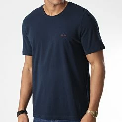 Le moins cher 😉 Tee 👚 Shirt 50469605 Bleu Marine de BOSS 👏