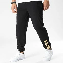 Offres 😉 Pantalon Jogging 50488105 Noir de BOSS 😉