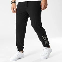 Meilleur prix ⌛ Pantalon Jogging 50481199 Noir de BOSS ✨