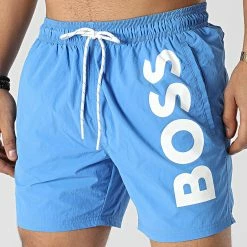 Le moins cher 🛒 Short De Bain 50469594 Bleu Clair de BOSS 🔥
