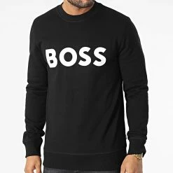 De gros 😉 Sweat Crewneck Stadler 192 Noir de BOSS ⭐