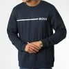 Grosses soldes ✔️ Sweat Crewneck 50485948 Bleu Marine de BOSS 😉