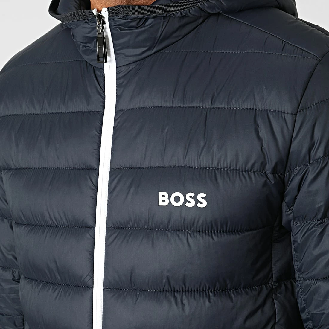 Le moins cher ⌛ Doudoune Capuche 50472472 Bleu Marine de BOSS ⭐ – Image 2