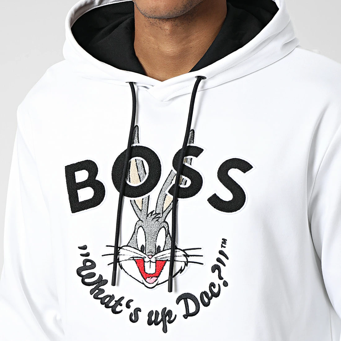 Tout neuf 🛒 Sweat Capuche Bugs Bunny 50486315 Blanc de BOSS 🤩 – Image 2