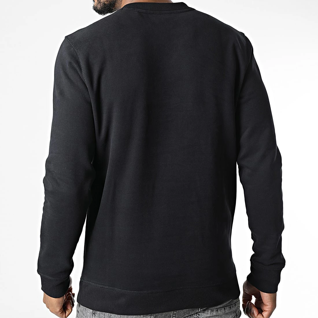 Offres 👍 Sweat Crewneck 50483698 Noir de BOSS 🤩 – Image 4