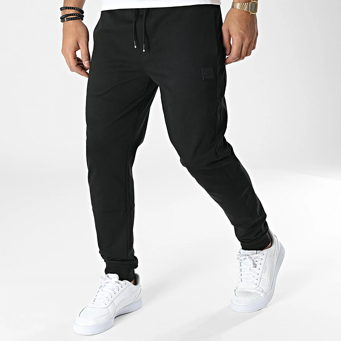 Coupon 👏 Pantalon Jogging 50467130 Noir de BOSS 👍