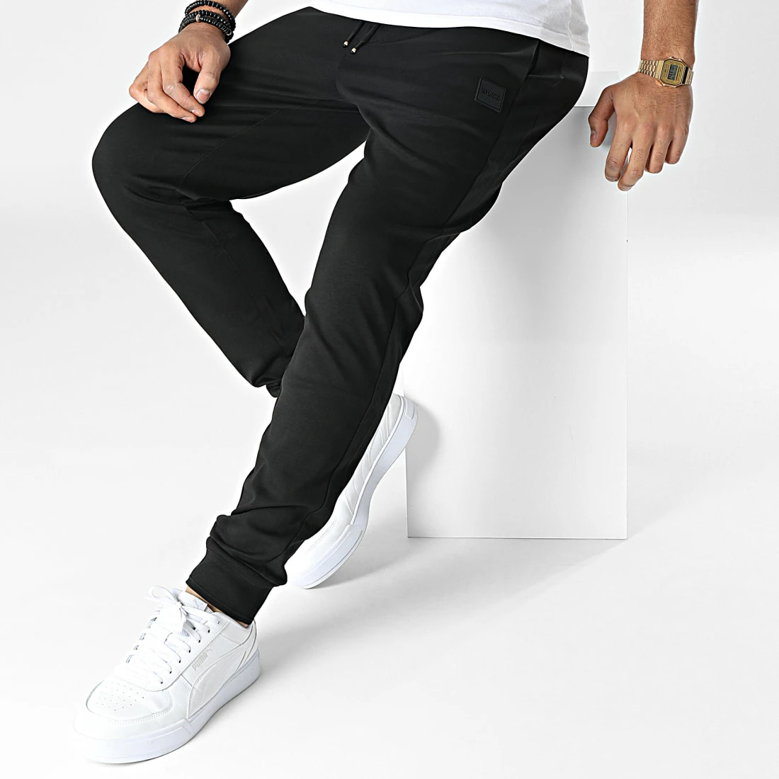 Coupon 👏 Pantalon Jogging 50467130 Noir de BOSS 👍 – Image 3
