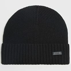 Meilleur prix 😉 Bonnet 50475930 Noir de BOSS 👏