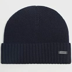 Sortie 🌟 Bonnet 50475930 Bleu Marine de BOSS ✔️