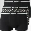 Offres 🧨 Lot De 3 Boxers 50483630 Noir de BOSS 🛒