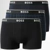 Offres ⭐ Lot De 3 Boxers 50483639 Noir Bleu Marine de BOSS 🧨