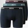 Bon marché 🧨 Lot De 3 Boxers 50483638 Noir Bleu Marine de BOSS 👍