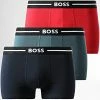 Meilleur prix ❤️ Lot De 3 Boxers 50483646 Rouge Bleu Marine de BOSS 😍