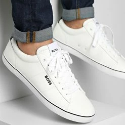 Coupon 🤩 Baskets Jodie Tennis 50486653 White de BOSS 🌟