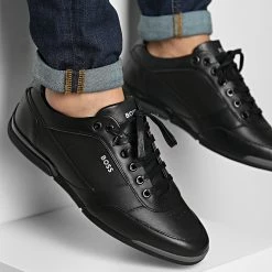 Acheter ⭐ Baskets Saturn Low 50485624 Black de BOSS ✨