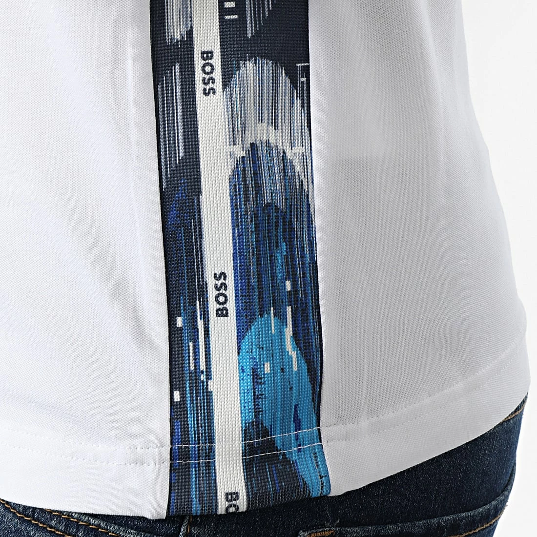 Vente flash 🥰 Polo Manches Courtes 50483203 Blanc de BOSS 🧨 – Image 2