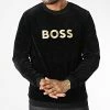 Meilleure vente 💯 Sweat Crewneck Velours 50485863 Noir de BOSS ⭐