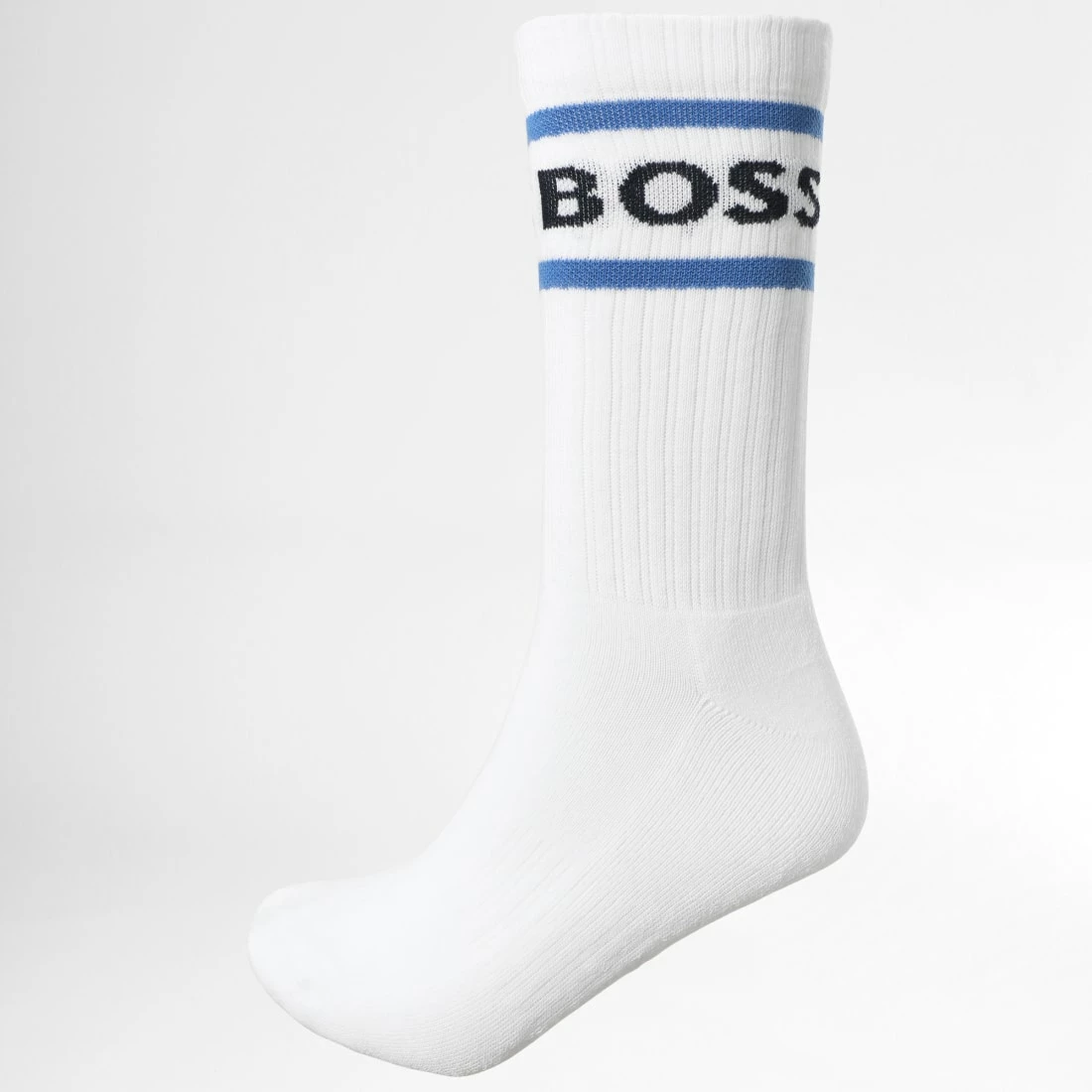 Meilleur prix 👍 Lot De 3 Paires De Chaussettes 50469371 Noir Blanc Bleu Marine de BOSS 🥰 – Image 2