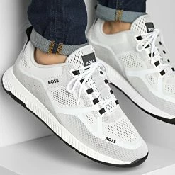 Remise ✔️ Baskets Titanium Runner 50487822 Natural de BOSS 👍