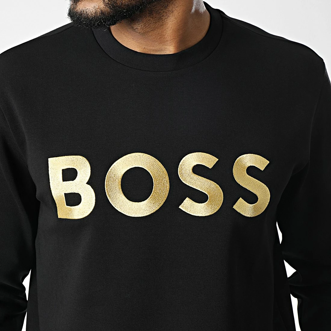 Sortie 🧨 Sweat Crewneck 50482898 Noir de BOSS 🎉 – Image 2