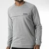 Le moins cher 🌟 Tee 👚 Shirt Manches Longues 50485952 Gris Chiné de BOSS 😉