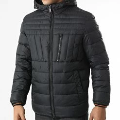 Nouveau ⭐ Doudoune Capuche 50473894 Noir de BOSS 👏