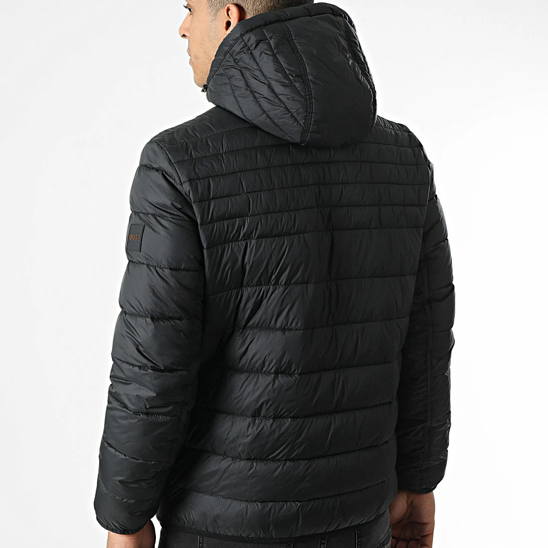 Nouveau ⭐ Doudoune Capuche 50473894 Noir de BOSS 👏 – Image 4