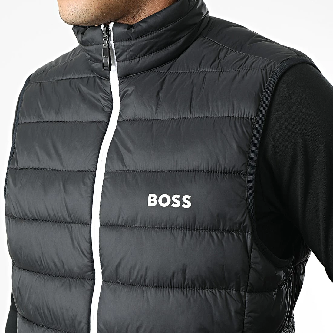 Grosses soldes 🎁 Doudoune Sans Manches 50472473 Noir de BOSS 🎉 – Image 2