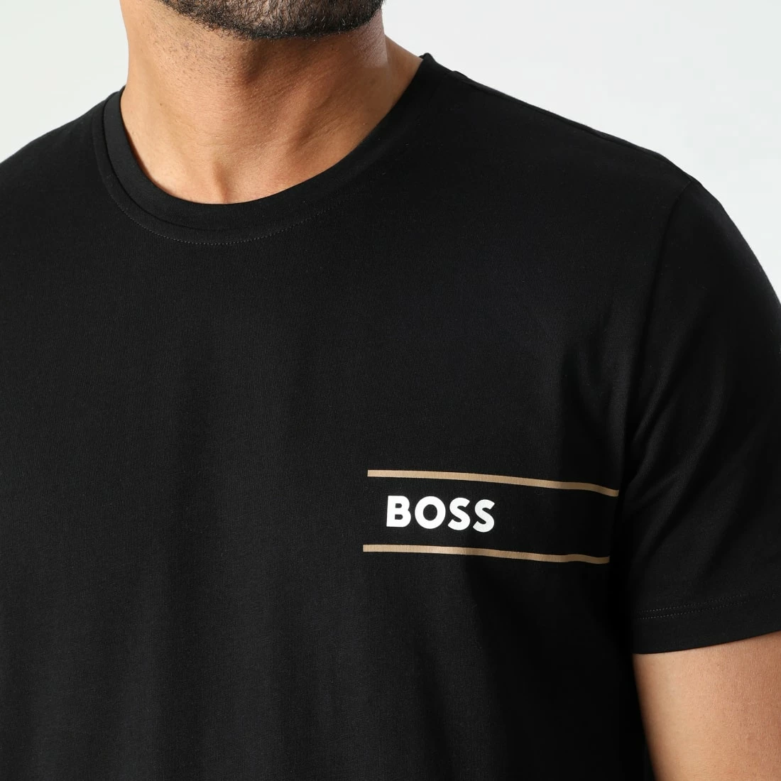 Coupon 🥰 Tee 👕 Shirt RN 24 50483644 Noir de BOSS ⌛ – Image 2