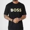 Coupon 🤩 Tee 👚 Shirt 50483774 Noir Doré de BOSS 🧨