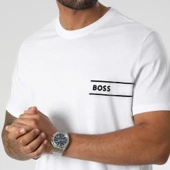 Meilleure affaire 😍 Tee 👚 Shirt RN 24 50483644 Blanc de BOSS ✔️