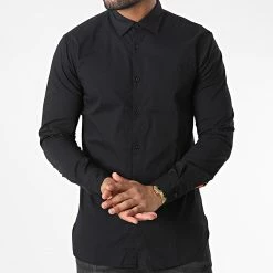 Acheter 🛒 Chemise Manches Longues Magneton 50467251 Noir de BOSS ❤️