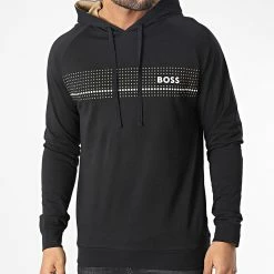 Acheter 👏 Sweat Capuche Authentic 50485939 Noir de BOSS 👏