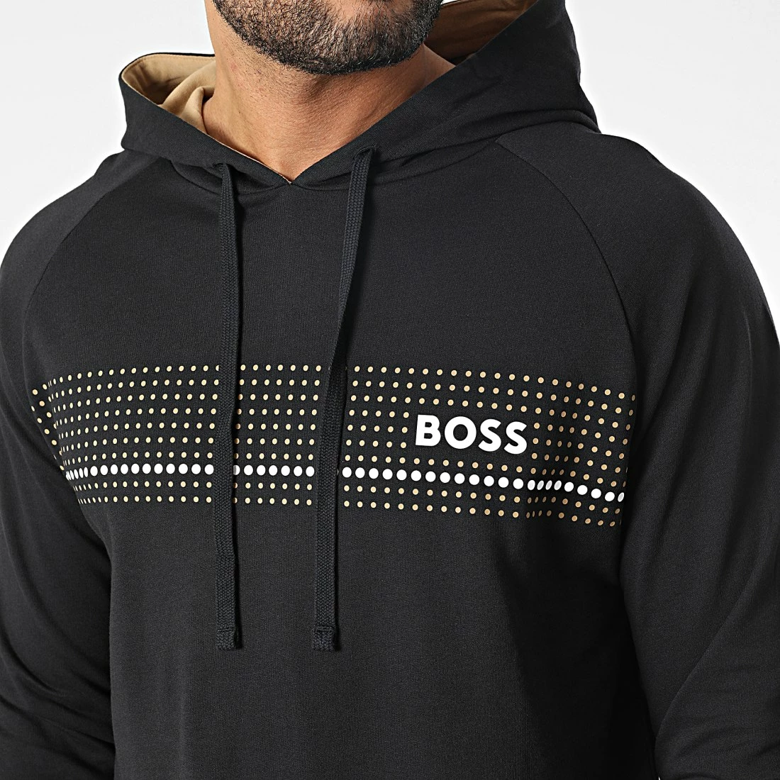 Acheter 👏 Sweat Capuche Authentic 50485939 Noir de BOSS 👏 – Image 2