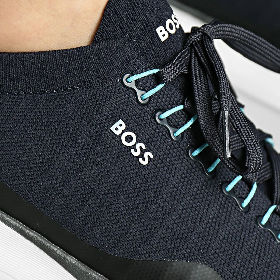 Le moins cher 🎁 Baskets Dean Runner 50480567 Dark Blue de BOSS 🎁 – Image 2