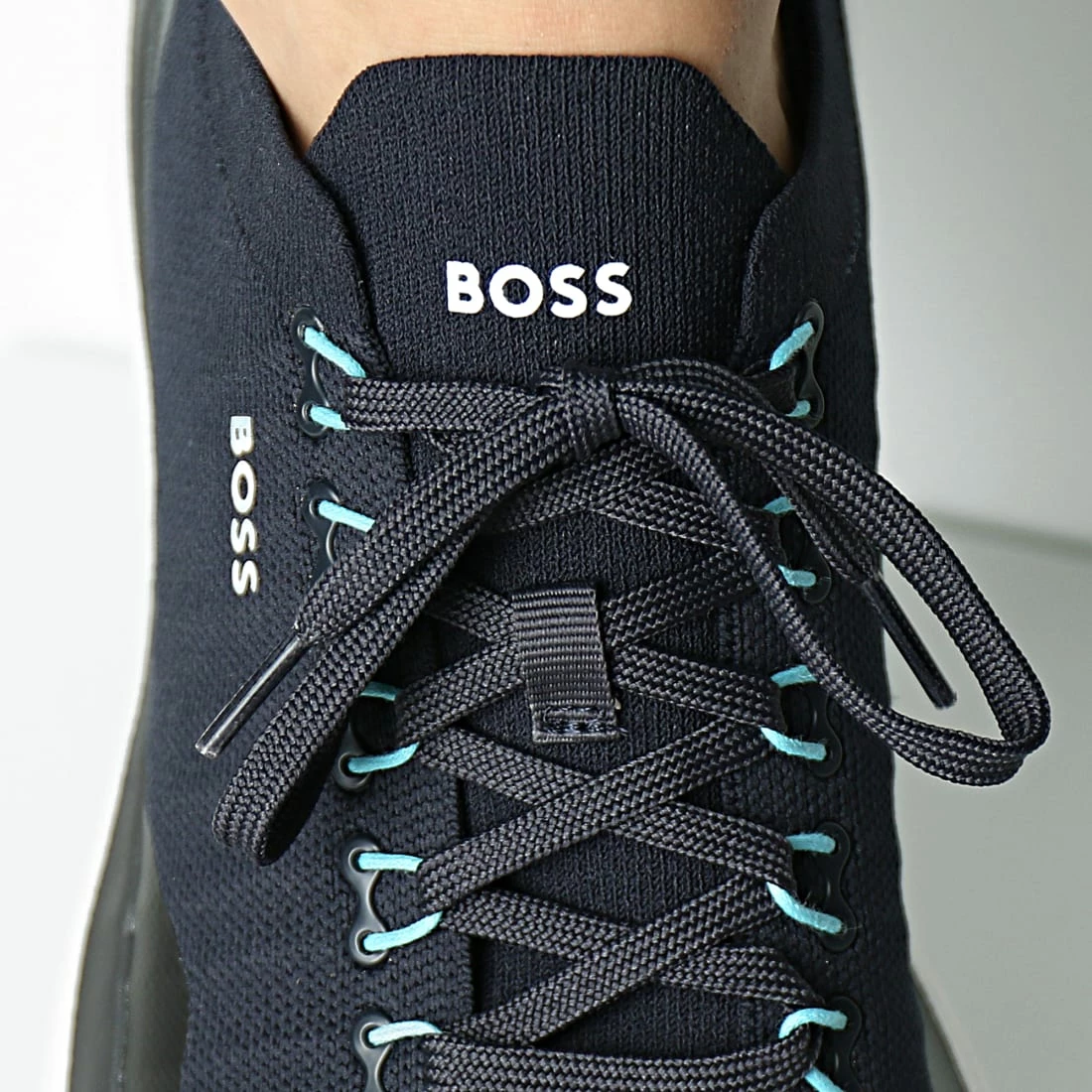 Le moins cher 🎁 Baskets Dean Runner 50480567 Dark Blue de BOSS 🎁 – Image 3